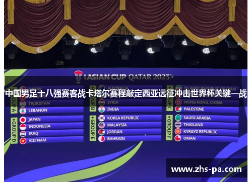 中国男足十八强赛客战卡塔尔赛程敲定西亚远征冲击世界杯关键一战
